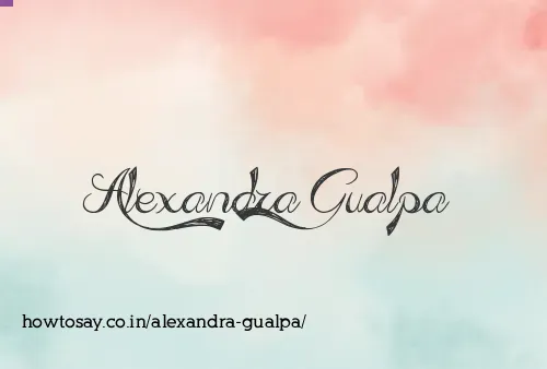 Alexandra Gualpa