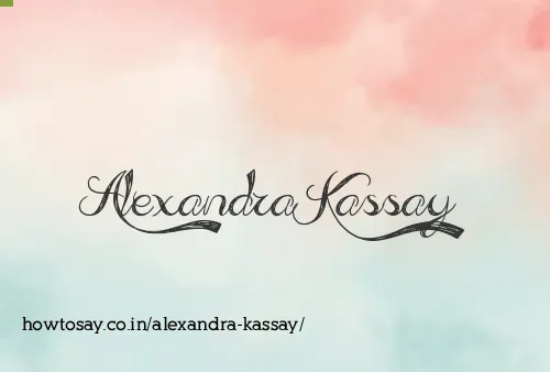 Alexandra Kassay