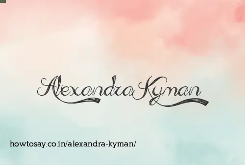 Alexandra Kyman