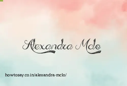 Alexandra Mclo