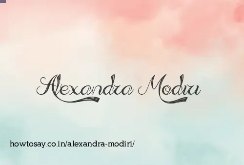 Alexandra Modiri