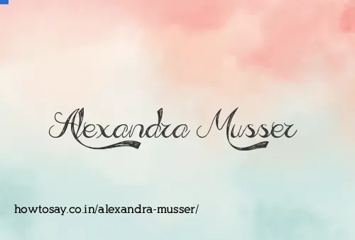 Alexandra Musser