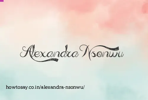 Alexandra Nsonwu