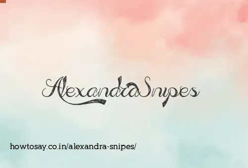 Alexandra Snipes