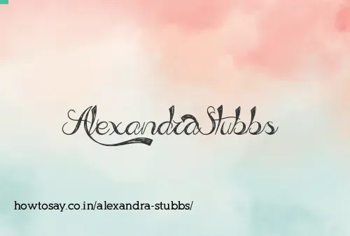 Alexandra Stubbs