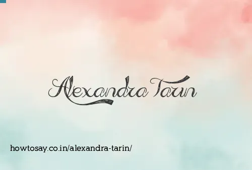 Alexandra Tarin
