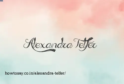 Alexandra Telfer
