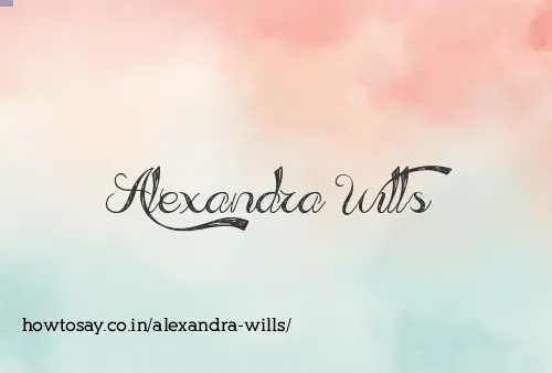 Alexandra Wills