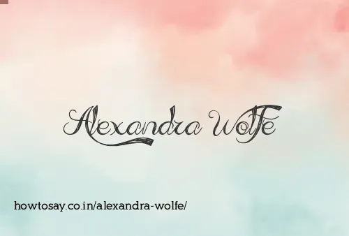 Alexandra Wolfe