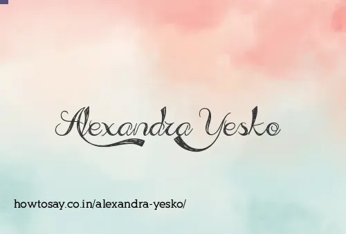 Alexandra Yesko