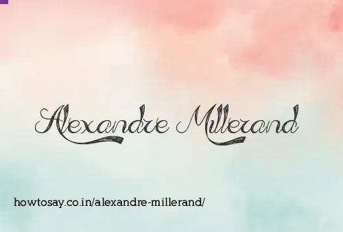 Alexandre Millerand