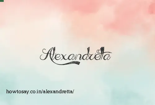 Alexandretta