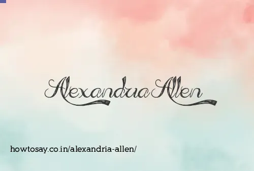 Alexandria Allen