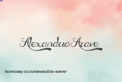 Alexandria Arave