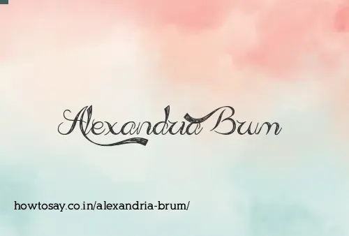 Alexandria Brum