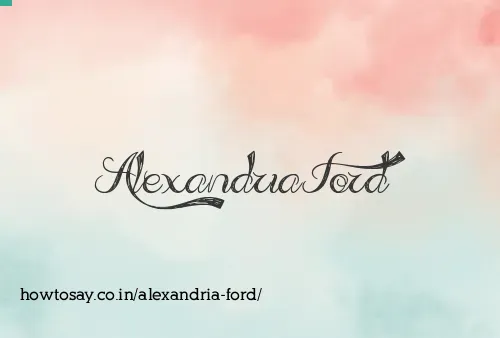 Alexandria Ford