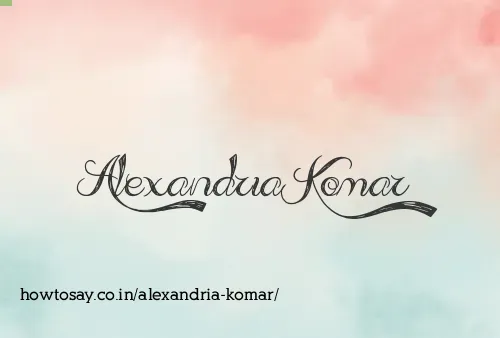 Alexandria Komar