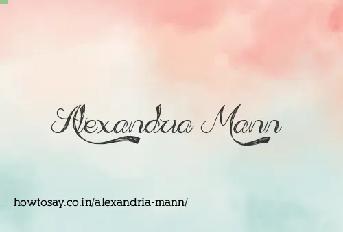 Alexandria Mann