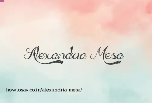Alexandria Mesa