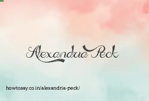 Alexandria Peck