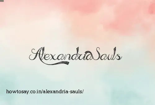 Alexandria Sauls