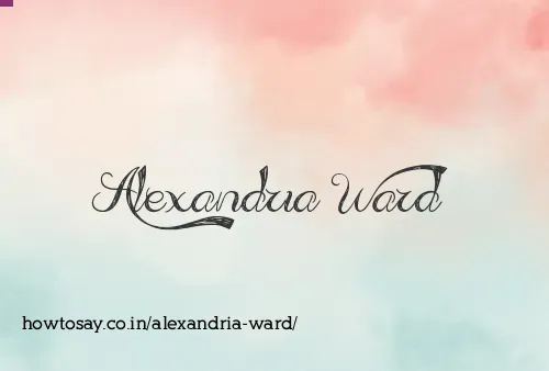 Alexandria Ward