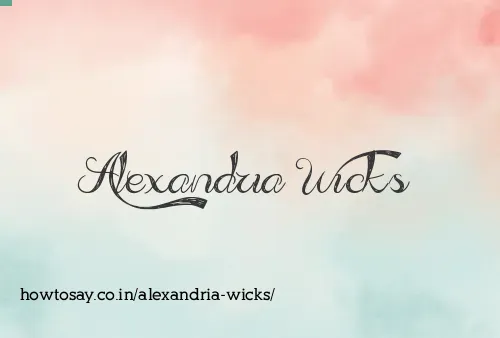 Alexandria Wicks