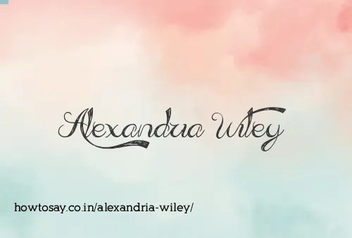 Alexandria Wiley