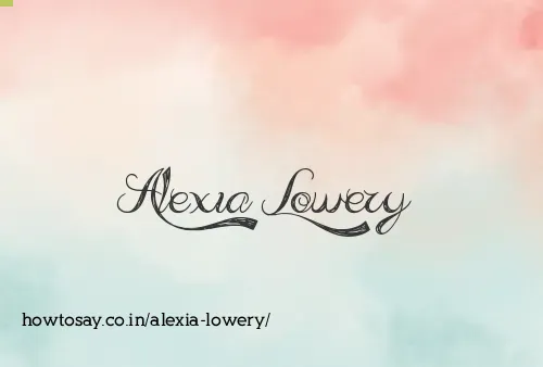 Alexia Lowery