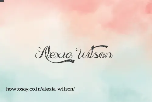 Alexia Wilson