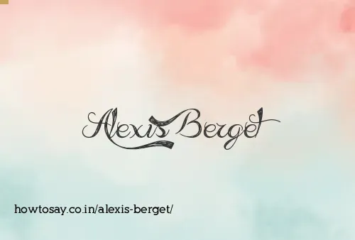 Alexis Berget