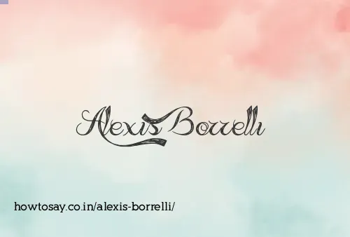 Alexis Borrelli