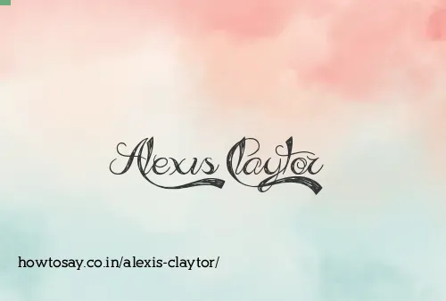 Alexis Claytor