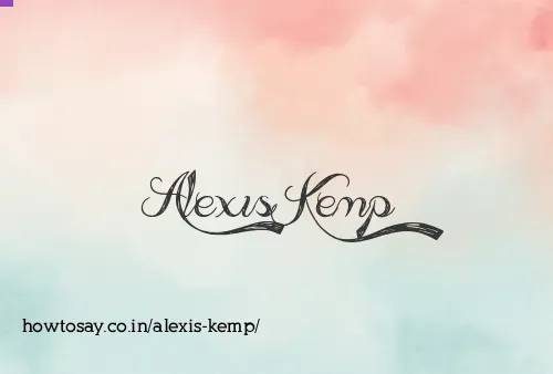 Alexis Kemp