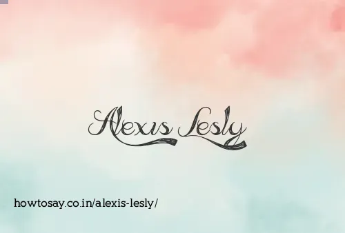 Alexis Lesly