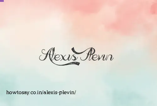 Alexis Plevin
