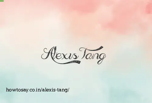 Alexis Tang