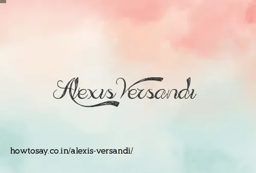Alexis Versandi
