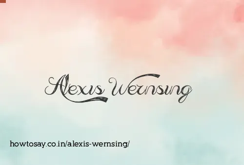 Alexis Wernsing