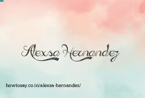 Alexsa Hernandez