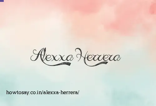 Alexxa Herrera