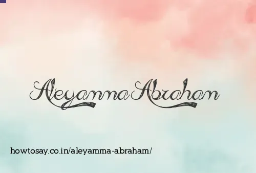 Aleyamma Abraham