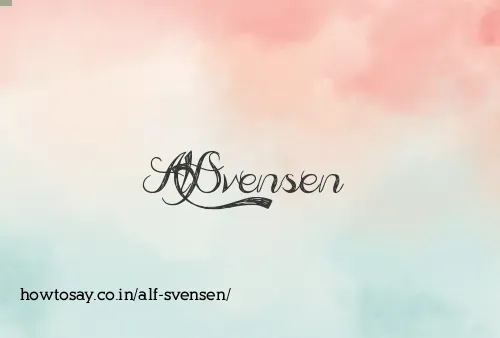 Alf Svensen