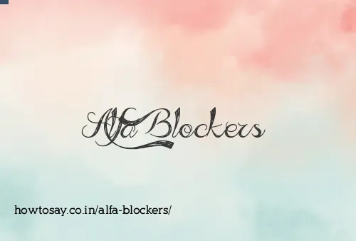 Alfa Blockers