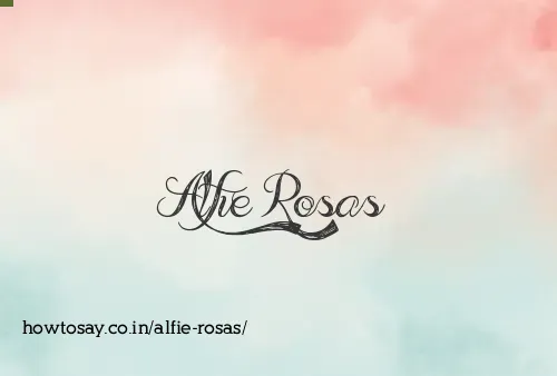 Alfie Rosas