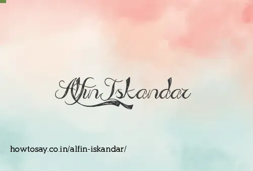 Alfin Iskandar