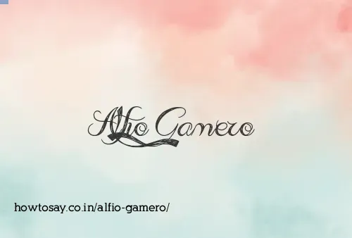 Alfio Gamero