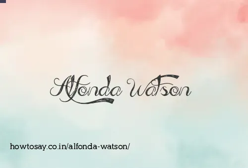 Alfonda Watson