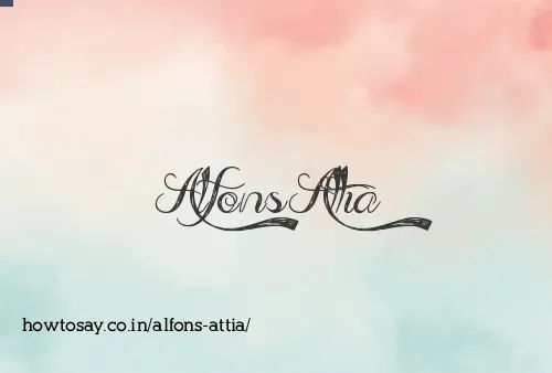 Alfons Attia