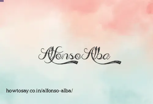 Alfonso Alba
